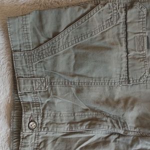 Cargo Shorts Mens Size 34 Military Green